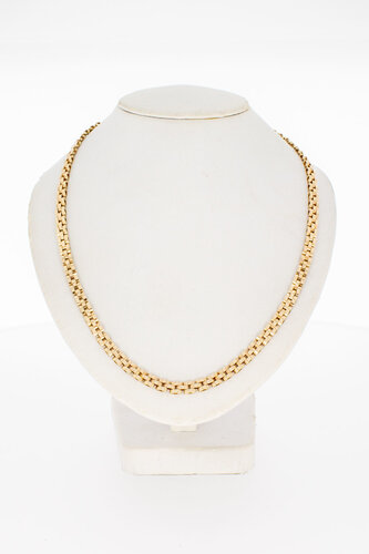 Staafjes Collier 14 karaat goud - 42,3 cm