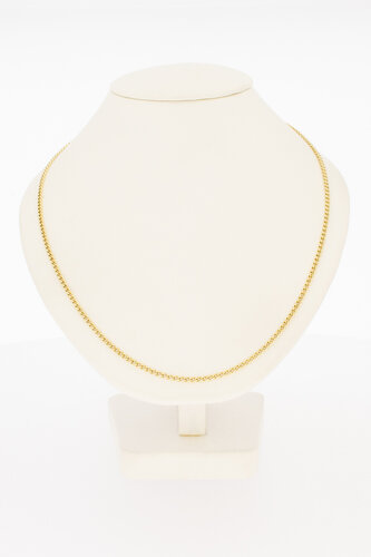 Gouden gourmet ketting 14 karaat - 62,7 cm