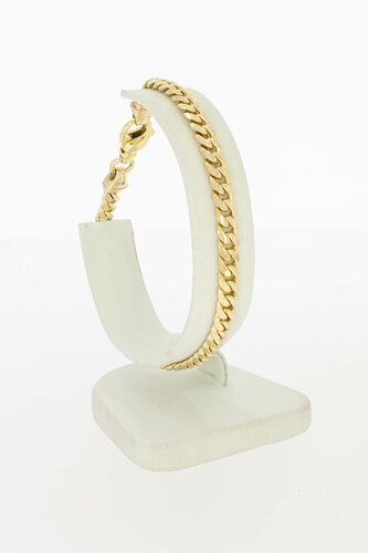 14 karaat gouden gourmet armband - 20,4 cm (15,1 g)