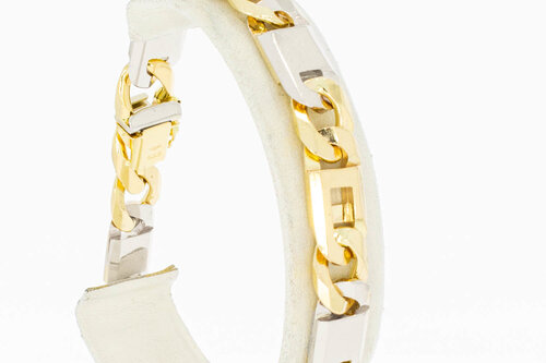 Bicolor gouden rolex armband heren 18 karaat - 21,4 cm