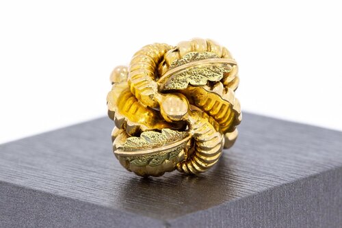 Gouden ring dames 14 karaat - 16,5 mm