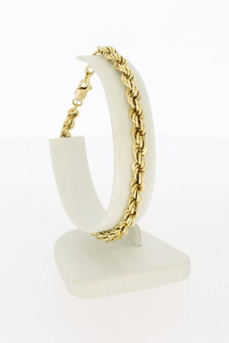 Gouden koord armband 14 karaat - 21 cm