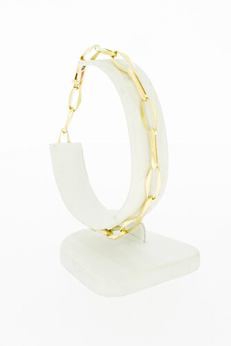 Gouden closed forever armband dames 14 karaat - 21,5 mm