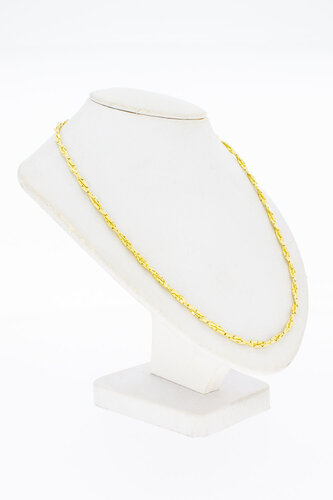 Gouden collier dames 14 karaat - 38 cm