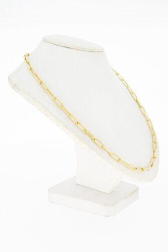 Gouden anker ketting dames 14 karaat - 38,3 cm