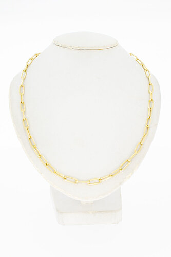Gouden anker ketting dames 14 karaat - 38,3 cm