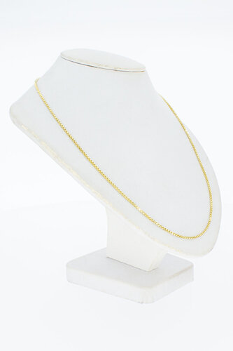 Gouden venetiaanse ketting dames 14 karaat - 38,5 cm