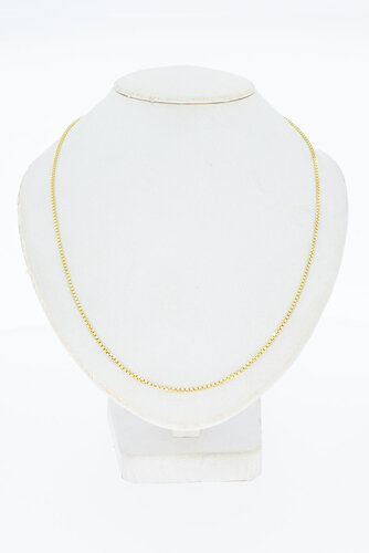 Gouden venetiaanse ketting dames 14 karaat - 38,5 cm