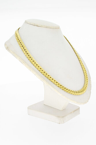 Gouden gourmet ketting 14 karaat - 48 cm (38,1 g)