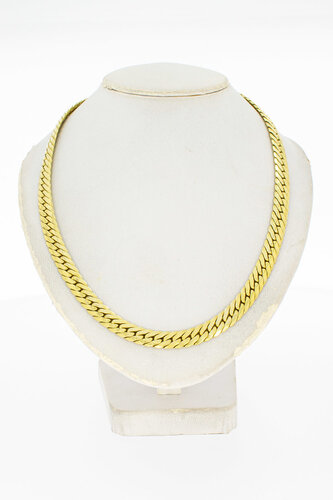 Gouden gourmet ketting 14 karaat - 48 cm (38,1 g)