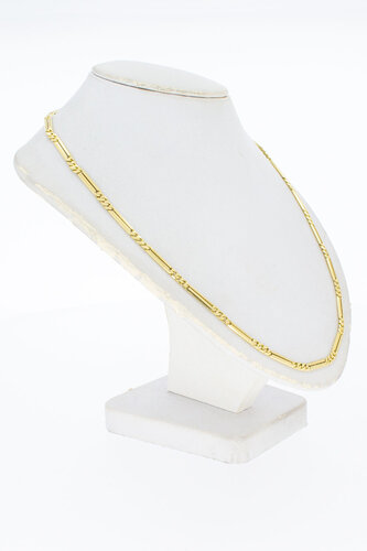 Gouden gourmet ketting 14 karaat - 41,2 cm