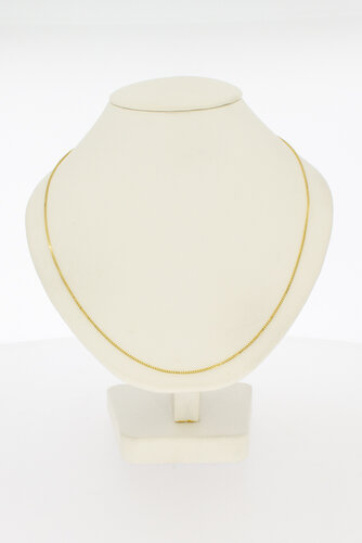 Gouden venetiaanse ketting 14 karaat - 51 cm
